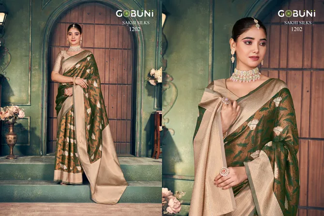 Sakhi Silk By Gobuni Zari Silk Designer Saree Wholesale Price In Surat