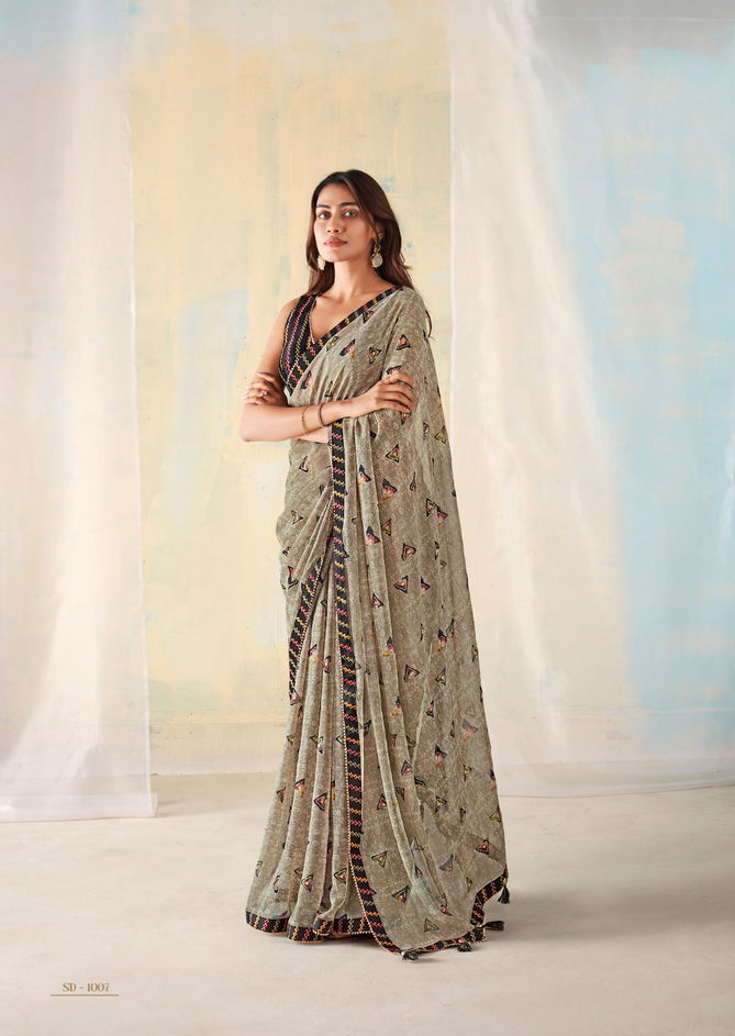 Sadi By Rajyog Georgette Fancy Saree Catalog