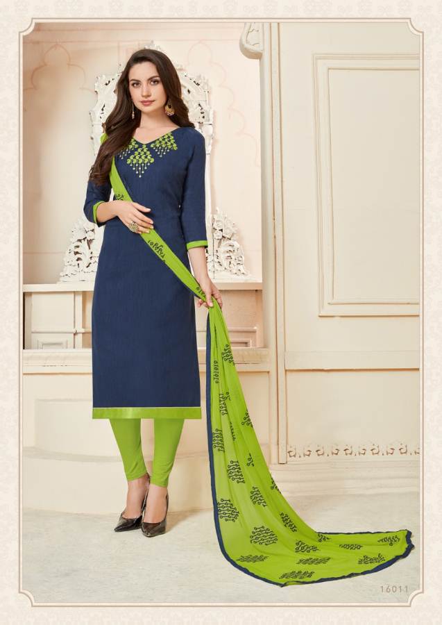 Relish - 16 Exclusive Collection Of Casual Wear Dress Material 