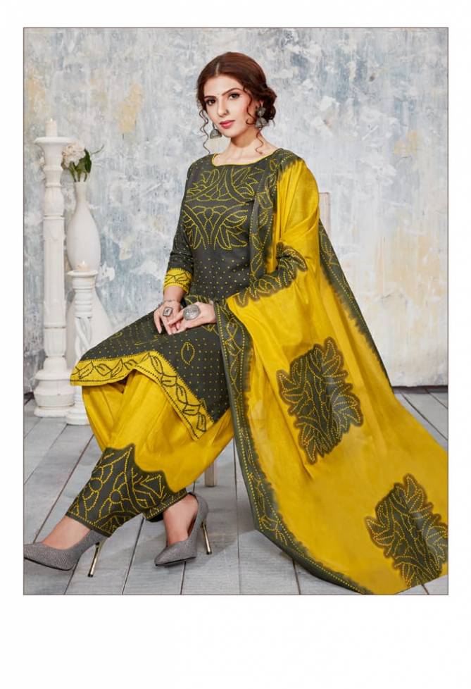 Devi Chunri Special Vol 6 Latest Designer Bandhani Print Pure Cotton Dress Material Collection 