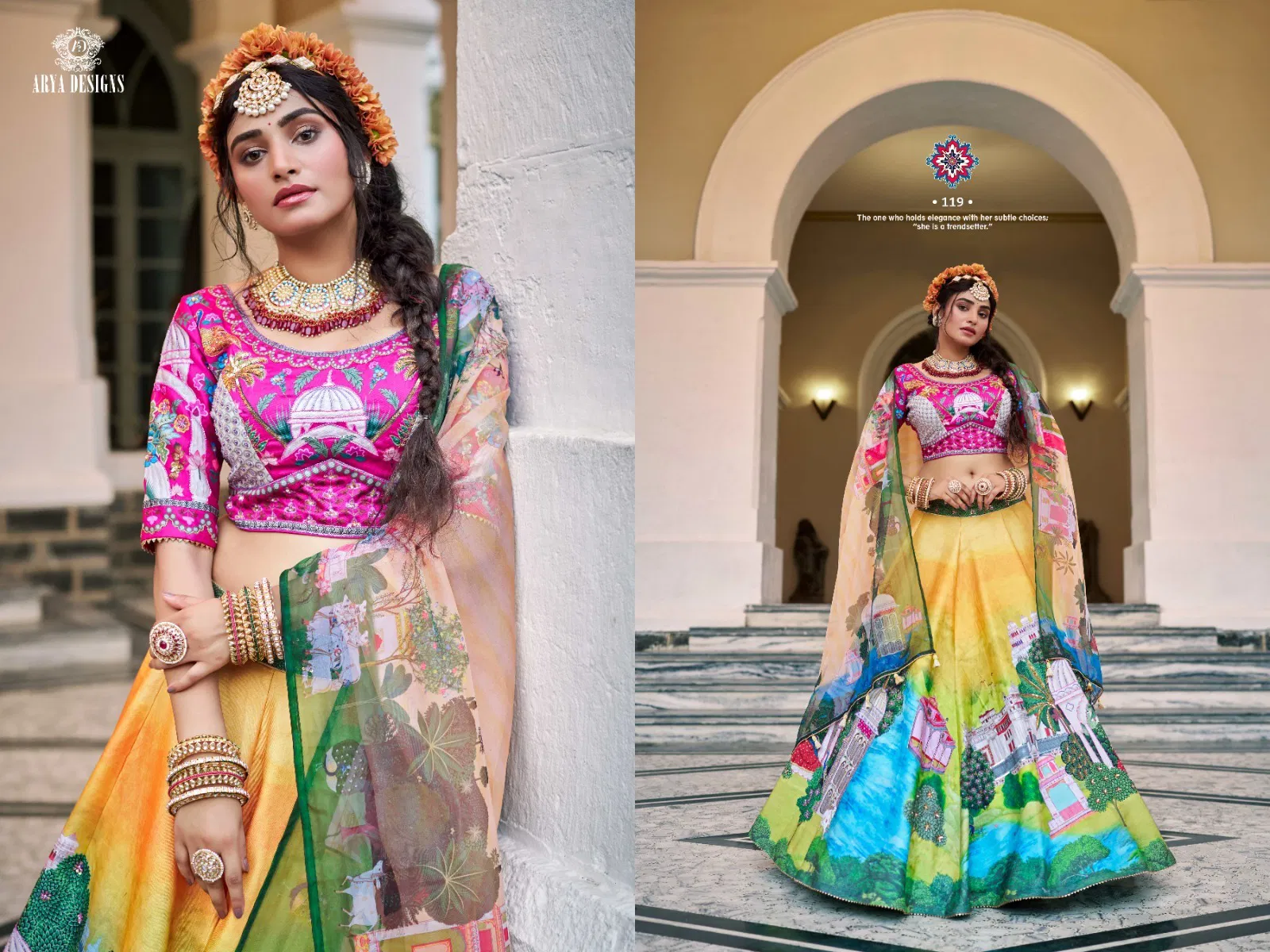 Sanskriti By Arya Designs Wedding Wear Lehenga Choli Suppliers In India