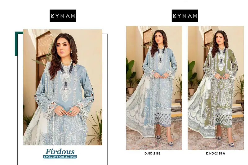 Kynah 2188 By HR Cotton Wholesale Pakistani Suits Supplliers In Mumbai