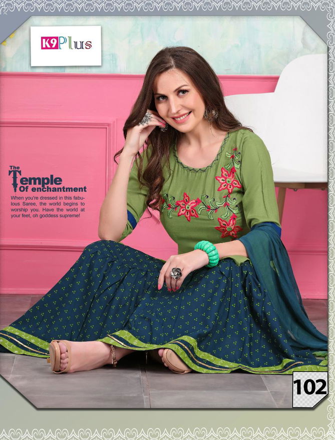 Trendy K9 Plus Simona Fancy Casual Festive Wear Designer Readymade Collection