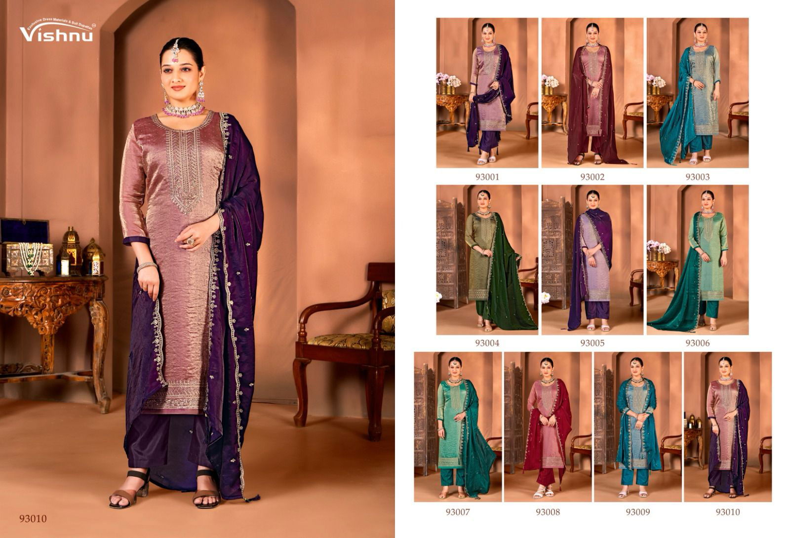 Frendy By Vishnu Silk Dress Material Wholesale Market In Surat