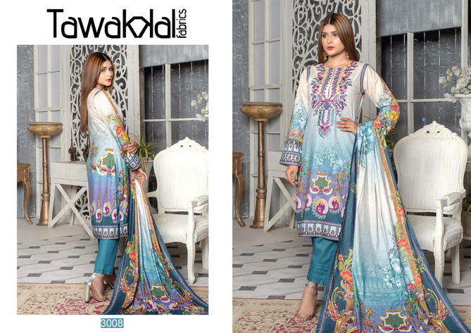 Tawakkal Opulence Latest Fancy Designer Regular Casual  Luxury Cotton 3 Pure Cotton Karachi Dress Material Collection
