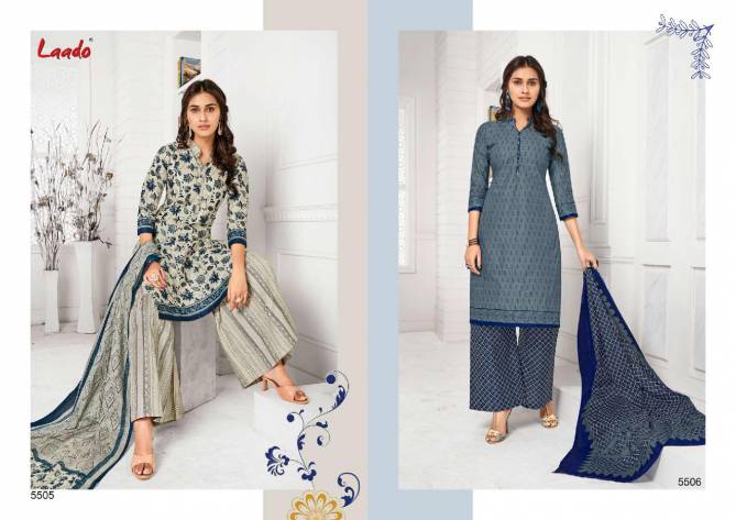 Laado Print 55 Latest Collection Of Daily Wear Printed Pure Cotton Salwar Kameez 