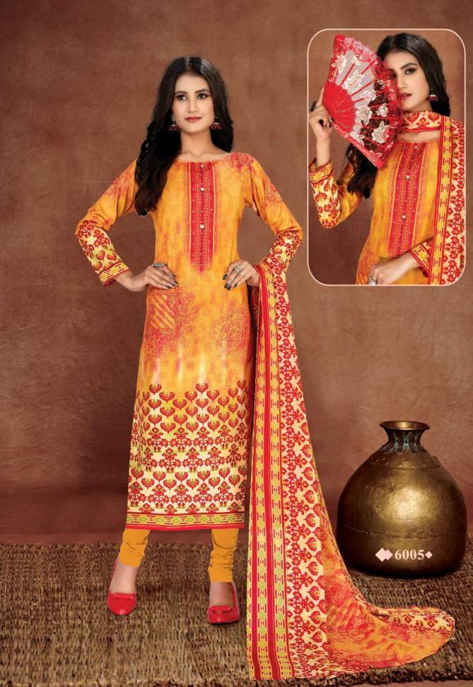 Gori Pakiza Vol 6 Latest Heavy Cotton Printed Casual Wear Dress Material Collection 