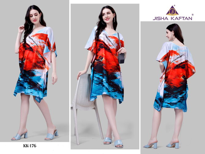 Jelite Kaftan Vol 10 Polyester Crepe Printed Wear Kaftan Catalog