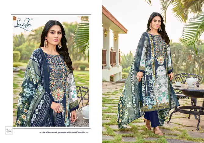 Naira Nx Vol 12 By Levisha Cambric Cotton Printed Dress Material Wholesale Price