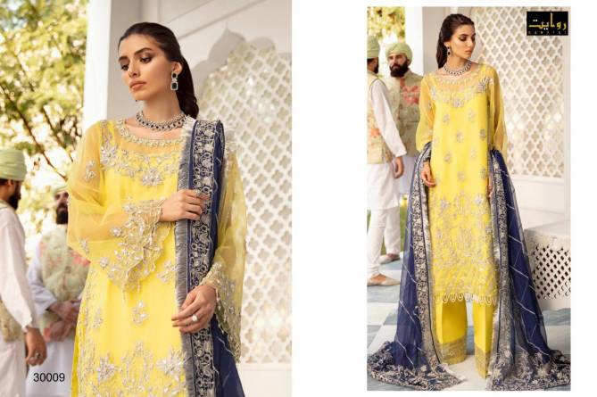 Rawayat Nureh 2020 Latest Designer Heavy Georgette Pakistani Salwar Suits Collection 