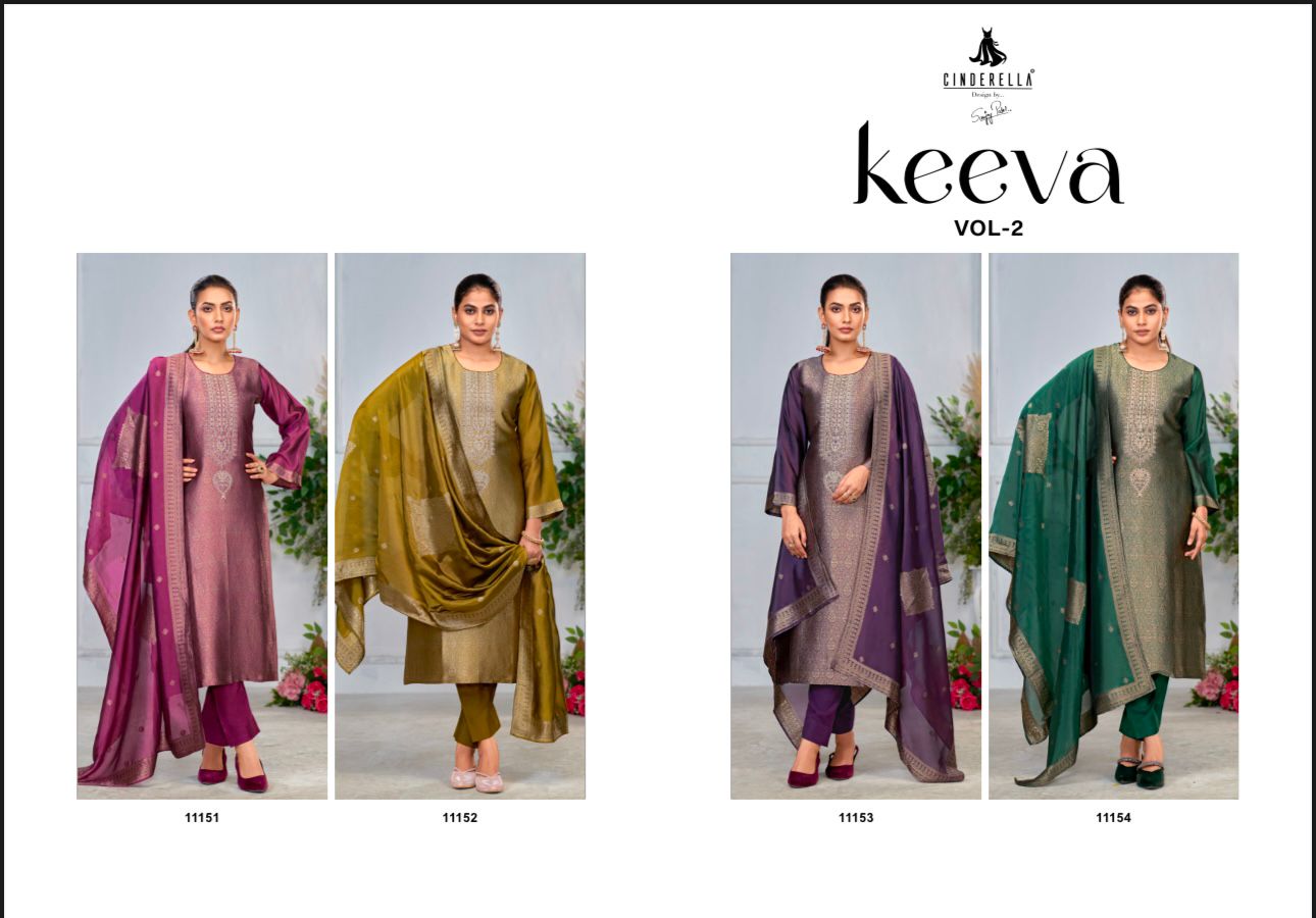 Keeva Vol 2 By Cinderella Banglory Silk Salwar Kameez Orders In India