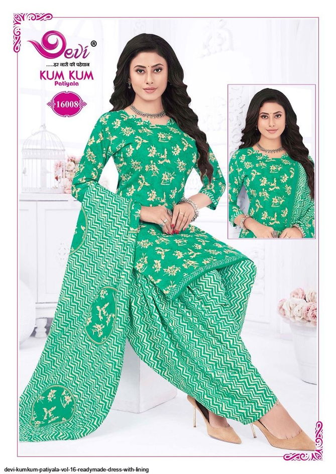 Devi Kumkum Patiyala Vol 16 Indo Cotton Printed Readymade Dress Exporters In india