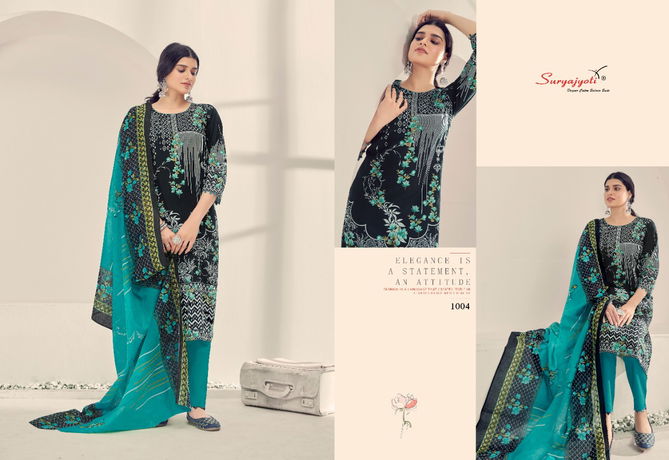 Suryajyoti Seerat 1 Latest Fancy Designer Casual Regular Wear Cotton Printed Dress Material Collection
