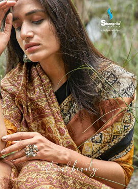 Shangrila Rashmi Latest Designer Digital printed Party Wear And Regular Wear Georgette Saree Collection 