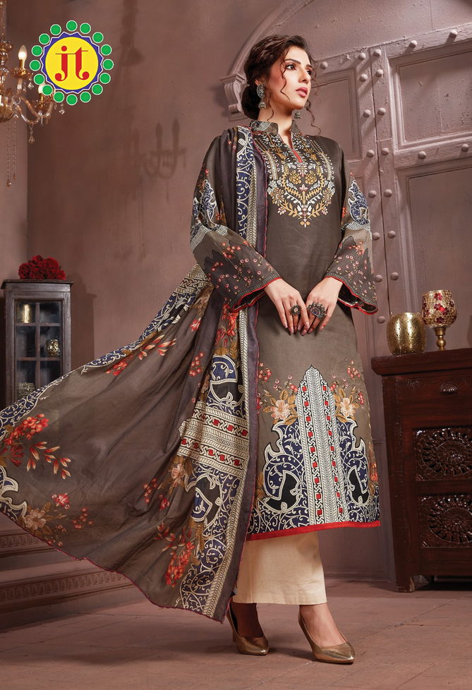 Jt Afsana Latest Fancy Designer Regular Casual Wear Printed Cotton Dress Material Collection
