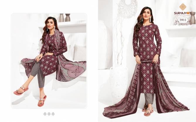 Trendy Cottons Vol 59 By Suryajyoti Readymade Suit Exporters In India