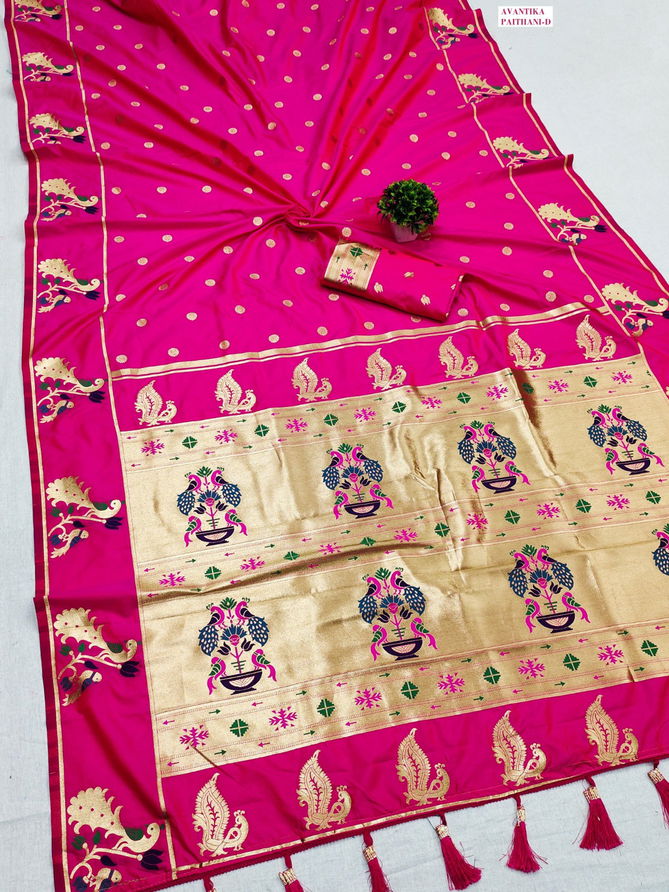 Avantika Paithani by Murti Nx Printed Silk Saree Exporters In India