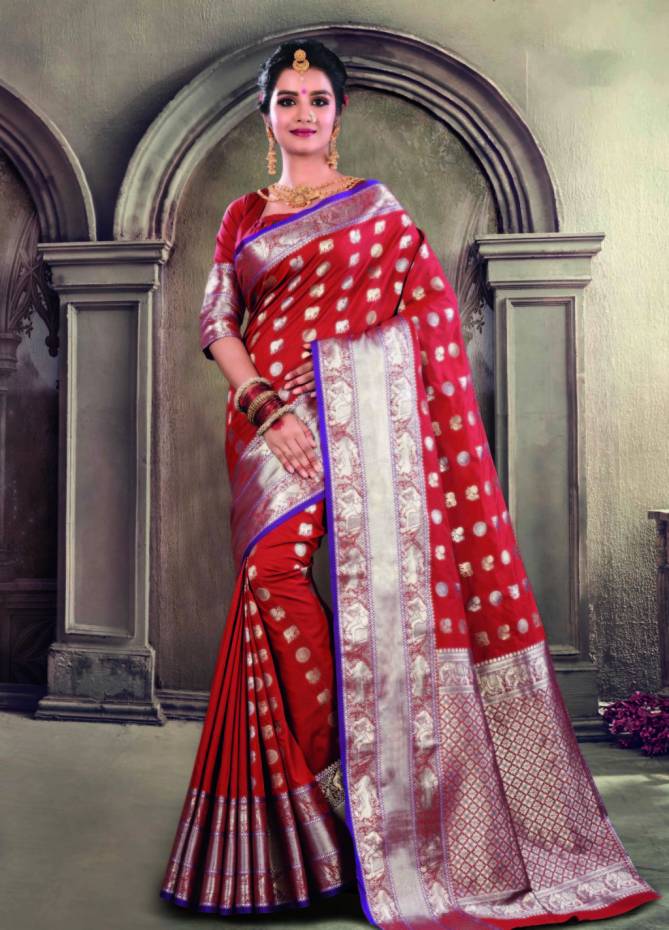 Sangam Kadambari Latest Exclusive Designer Festive Wear Soft Silk Sarees Collection