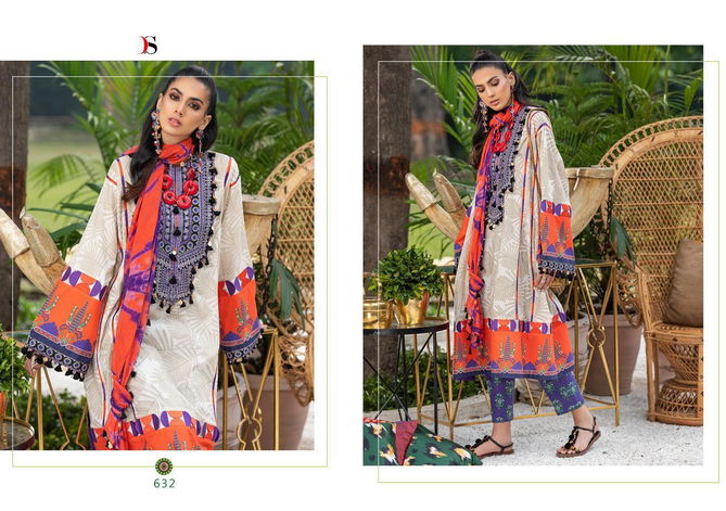 Elan Deepsy Pure Jam Cotton Printed Pakistani Salwar Suit Collections