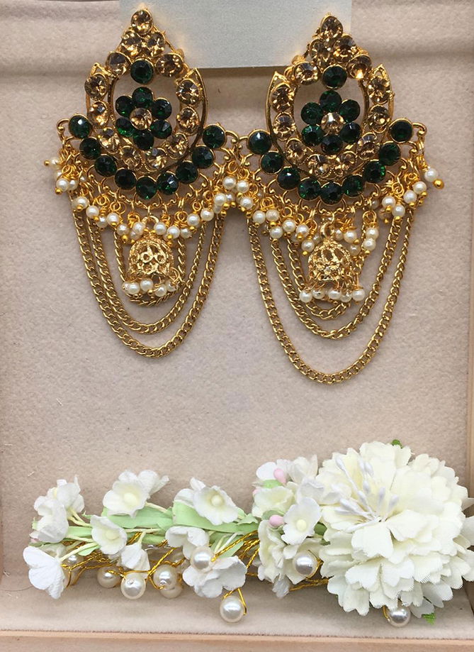 New Jhumka And Chain Design Earrings Collection For Party And Functions