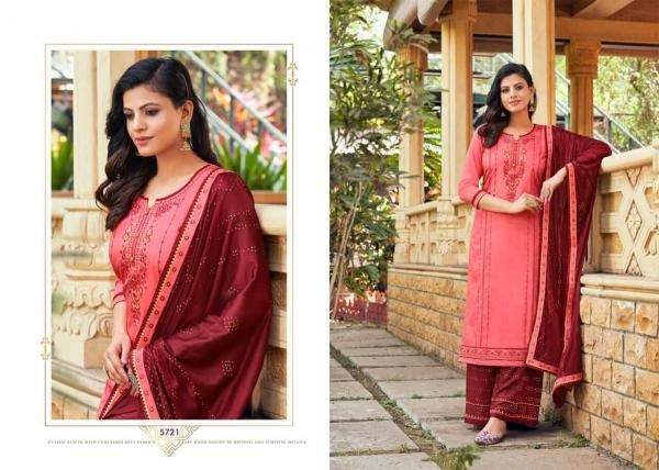 Kessi Safari 3 Latest Casual Wear Jam SIlk With Embroidery Work Top With Four Side less Dupatta Designer Dress Material Collection
