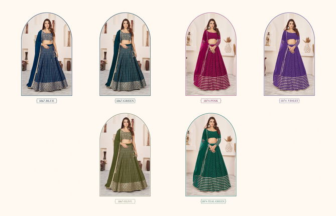 Anchal Vol 3 By Zeel Clothing Wedding Georgette Lehenga Choli Suppliers In India