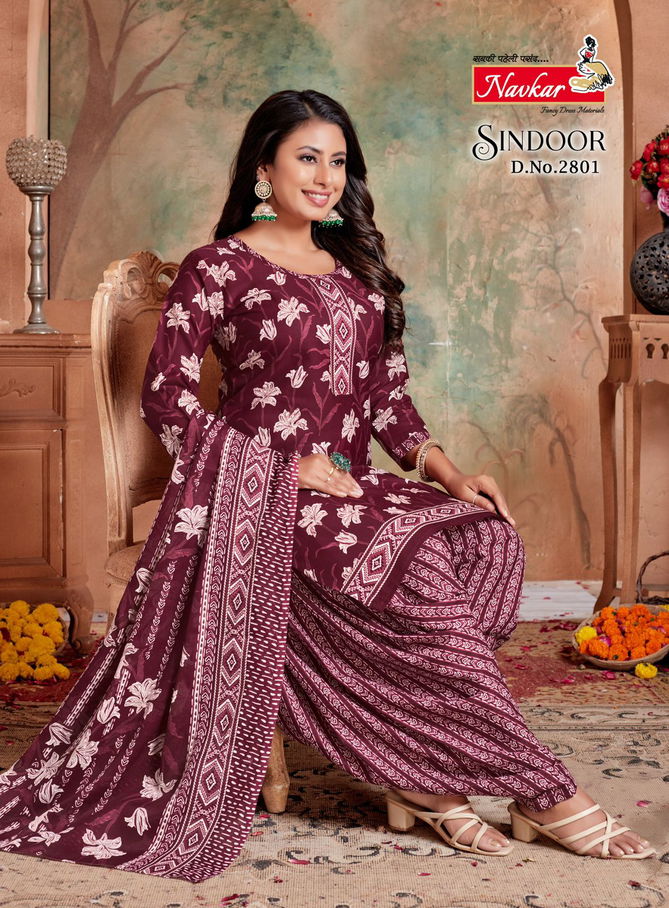 Sindoor Vol 28 By Navkar Mix Cotton Kurti With Bottom Dupatta Exporters In India