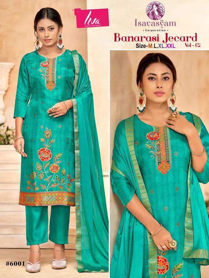 Banarasi Jecard Vol 2 By Isavasyam Designer Readymade Suits Orders In India