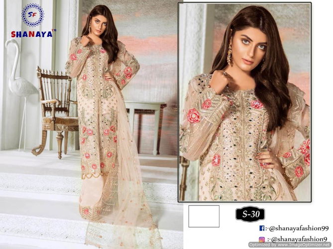 Shanaya S Series Heavy Designer Festive Wear Pakistani Suit Collection 