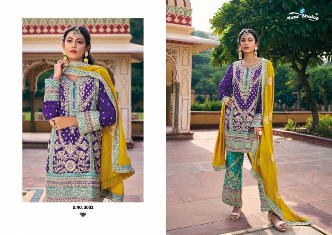 Avani By Your Choice Chinon Wedding Salwar Suits Catalog
