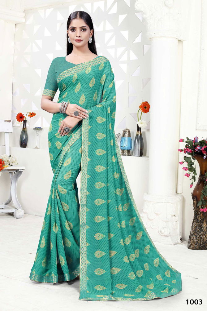  Tasvi Latest Fancy Designer Daily Wear Georgette Saree Collection