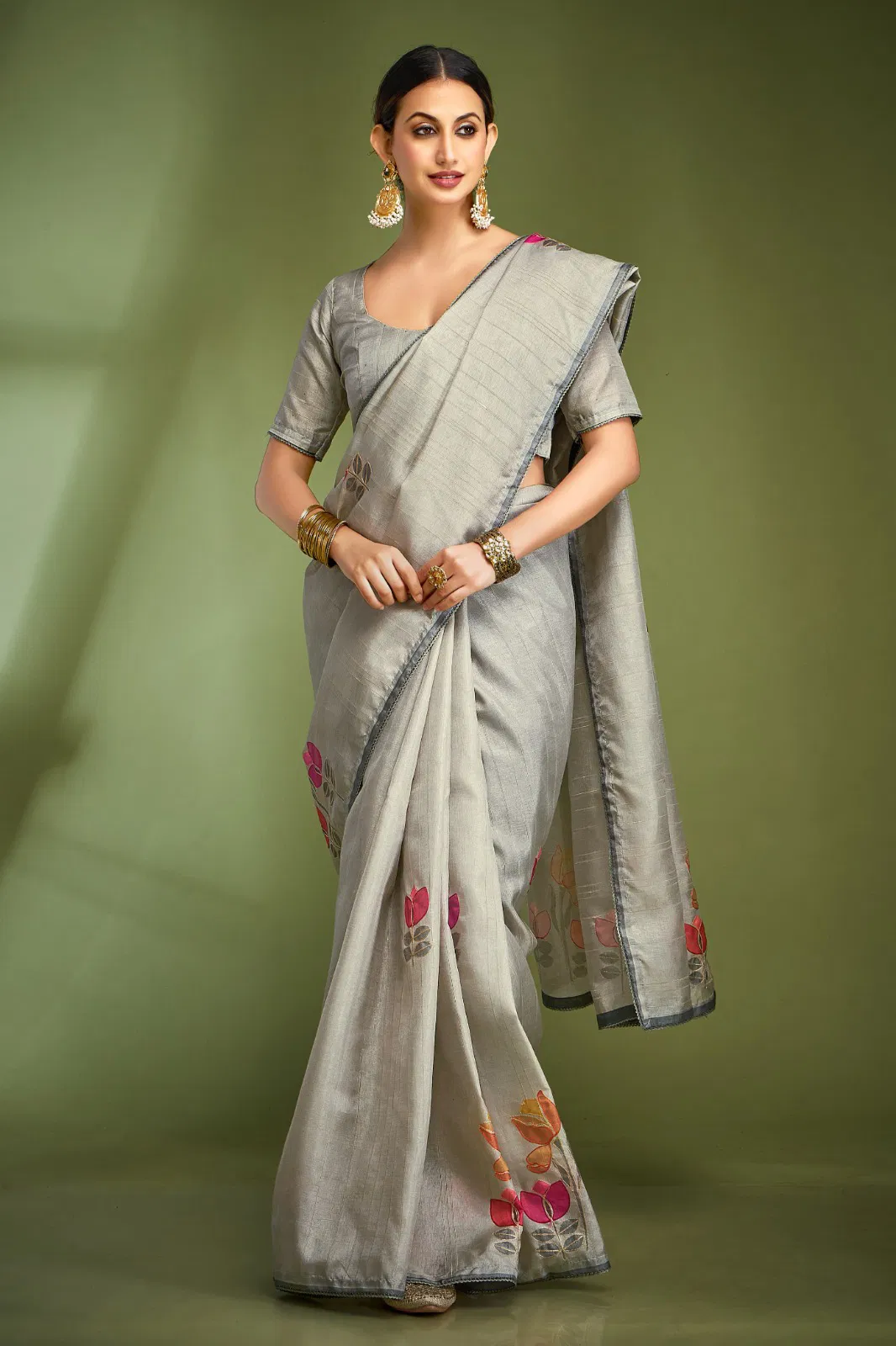 Neetika Silk By Kala Jamun Tussar Designer Wear Saree Wholesalers In India