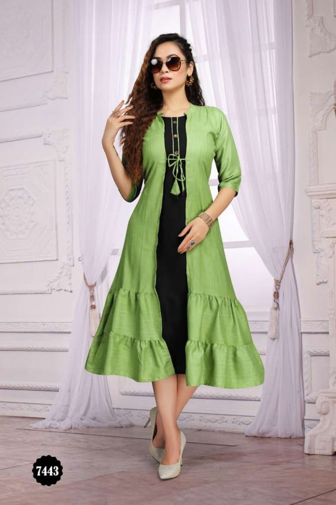 Beauty Queen Ladali 2 Fancy Designer Party Wear Rayon Kurti Collection