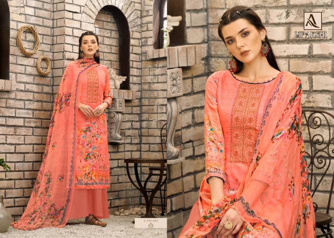 Alok Lipakshi Print with Fancy Embroidery with Swarovski Diamond Work Designer Dress Material Collection
