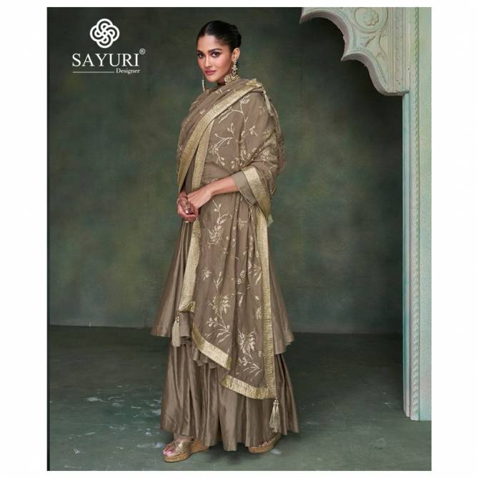 Sahiba By Sayuri Designer Heavy Pure Silk Readymade Suits Wholesale Clothing Distributors In India