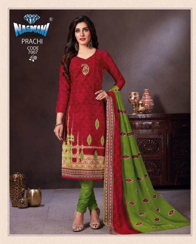 Nagmani Prachi 7 Cotton printed Casual Daily Wear Dress Material Collection