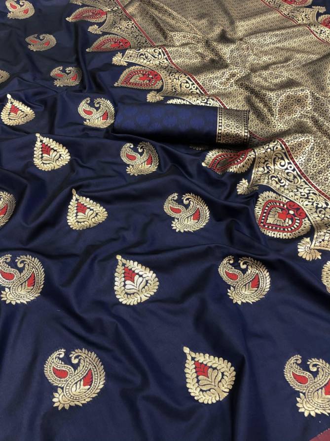 Niharika Silk 40 Designer Fancy Wedding Wear Banarasi jacquard
 Saree Collection

