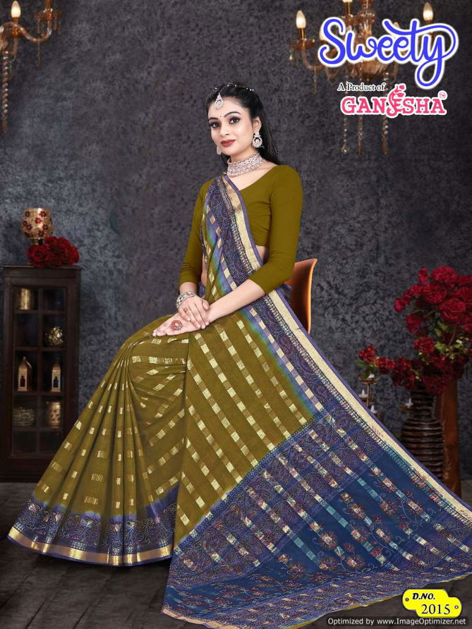 Sweety Vol 2 By Ganesha Daily Wear Cotton Printed Saree Wholesale Market In Surat