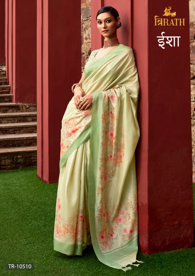 Isha By Trirath Art Silk Digital Printed Sarees Orders In India