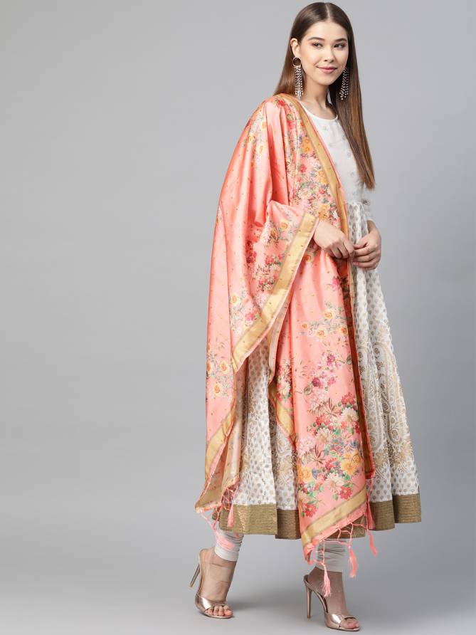Zarika Present Latest Designer Printed Silk Dupatta  