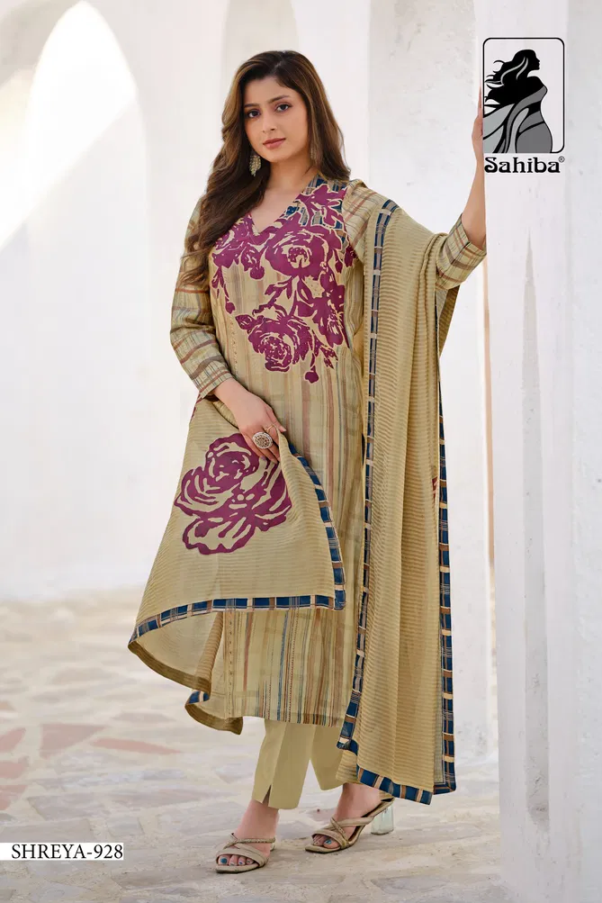 Shreya By Sahiba Viscose Simmer Digital Printed Dress Material Wholesale Online