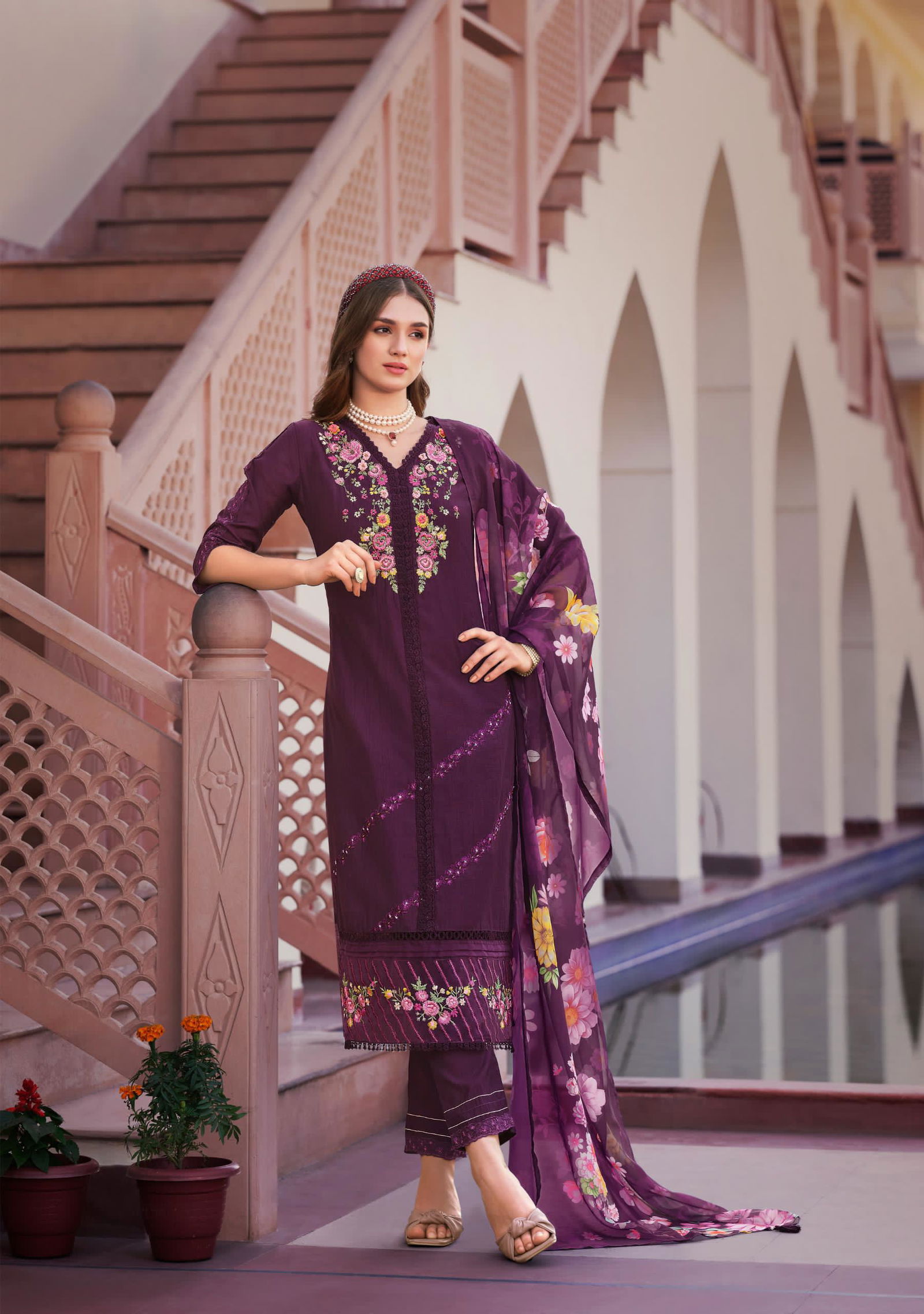 Sajda By Lady Leela Viscose Kurti With Bottom Dupatta Wholesalers In Delhi