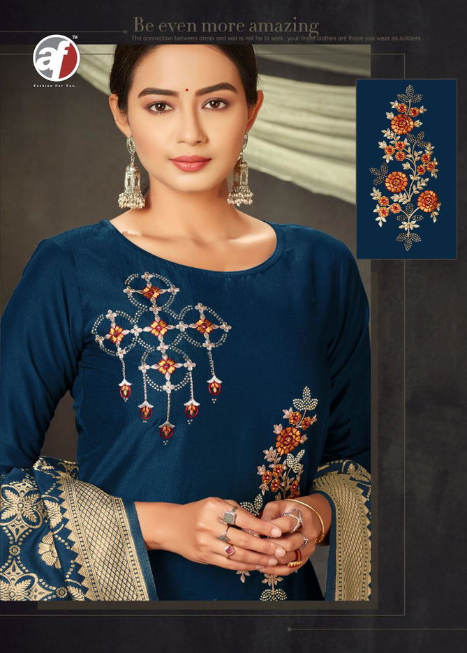 STOCK OUT MAYURI Latest Fancy Designer Festive Wear Jam Silk Bamber silk Work salwar Suit Collection