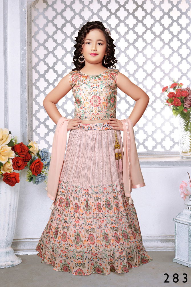 Aaradhna Vol 42 Kids Girls Wear Lehenga Choli Catalog
