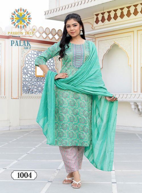 Palak Vol 2 By Passion Tree Capsule Printed Kurti With Bottom Dupatta Exporters In India