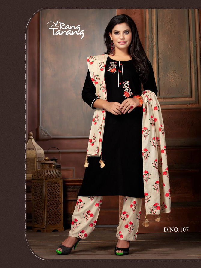 Rang Tarang Turning Point Latest Designer Regular Wear Rayon Ready Made Salwar Suit Collection 