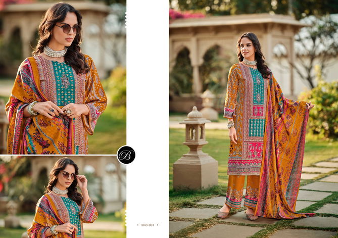 Shaheen Vol 3 By Belliza Viscose Rayon Digital Printed Dress Material Online Wholesale