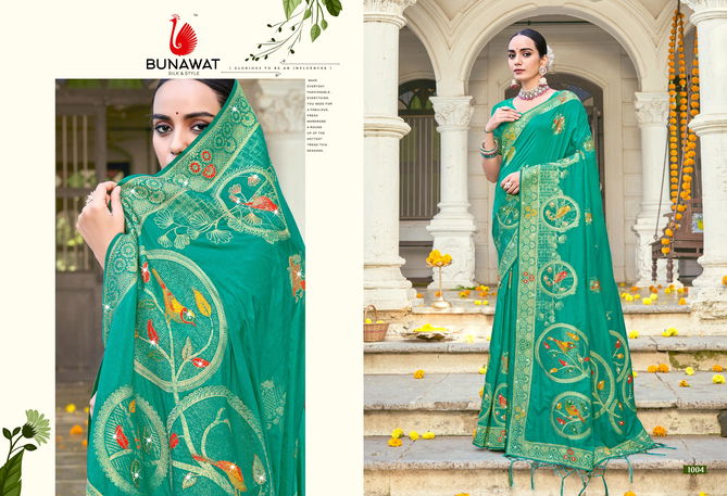 Hans Vol 2 By Bunawat Silk Wedding Wear Saree Suppliers In India