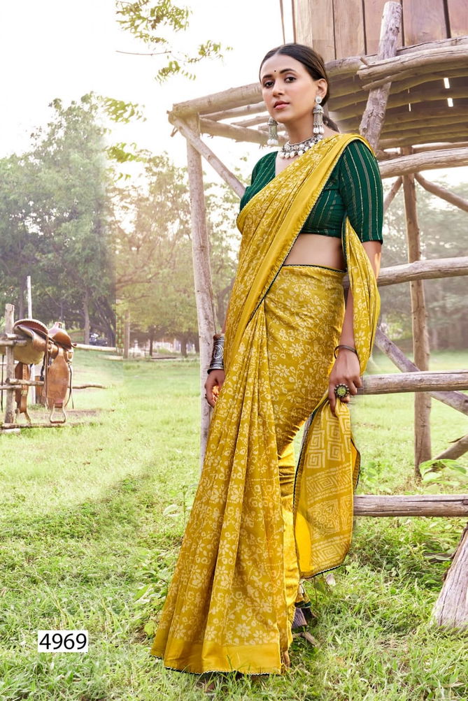 Imarti By 5D Designer Cotton Silk Printed Sarees Catalog