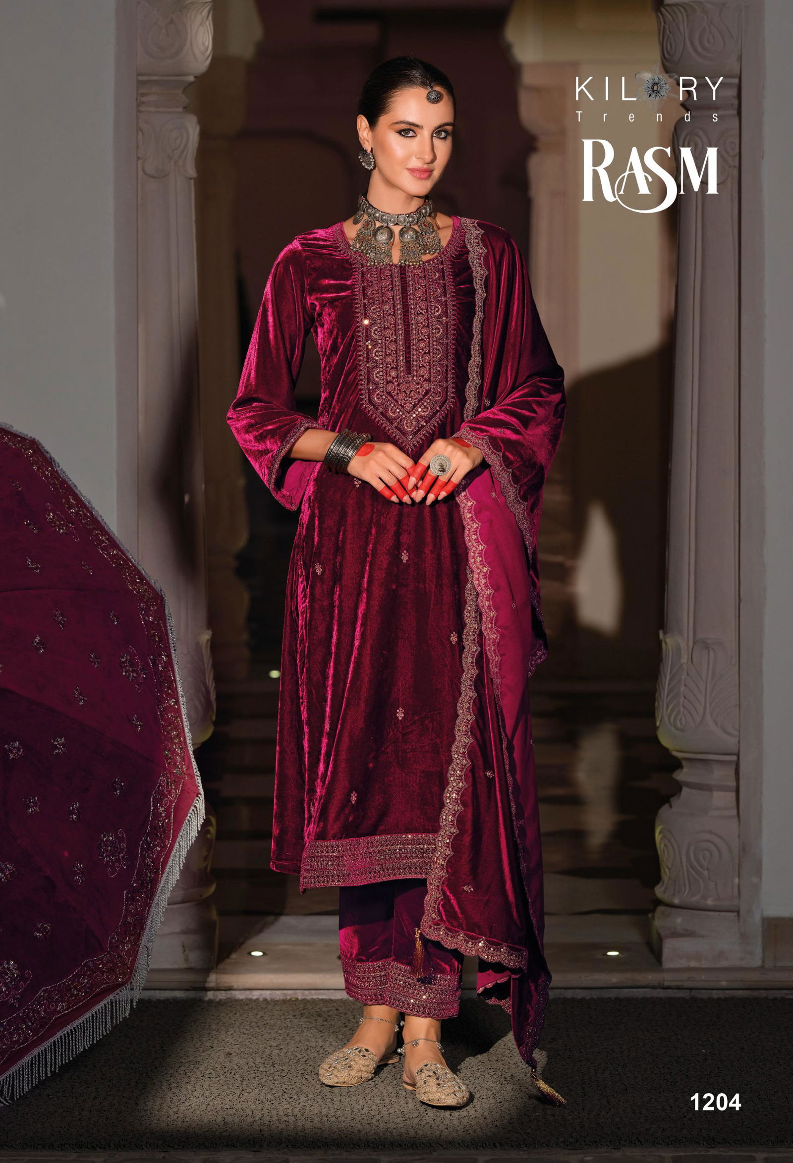 Rasm By Kilory Velvet Fancy Salwar Suits Wholesale Shop In Surat